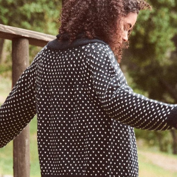 THE GREAT. Sweaters - The Great Tiny Heart Lodge Cardigan 3 Large